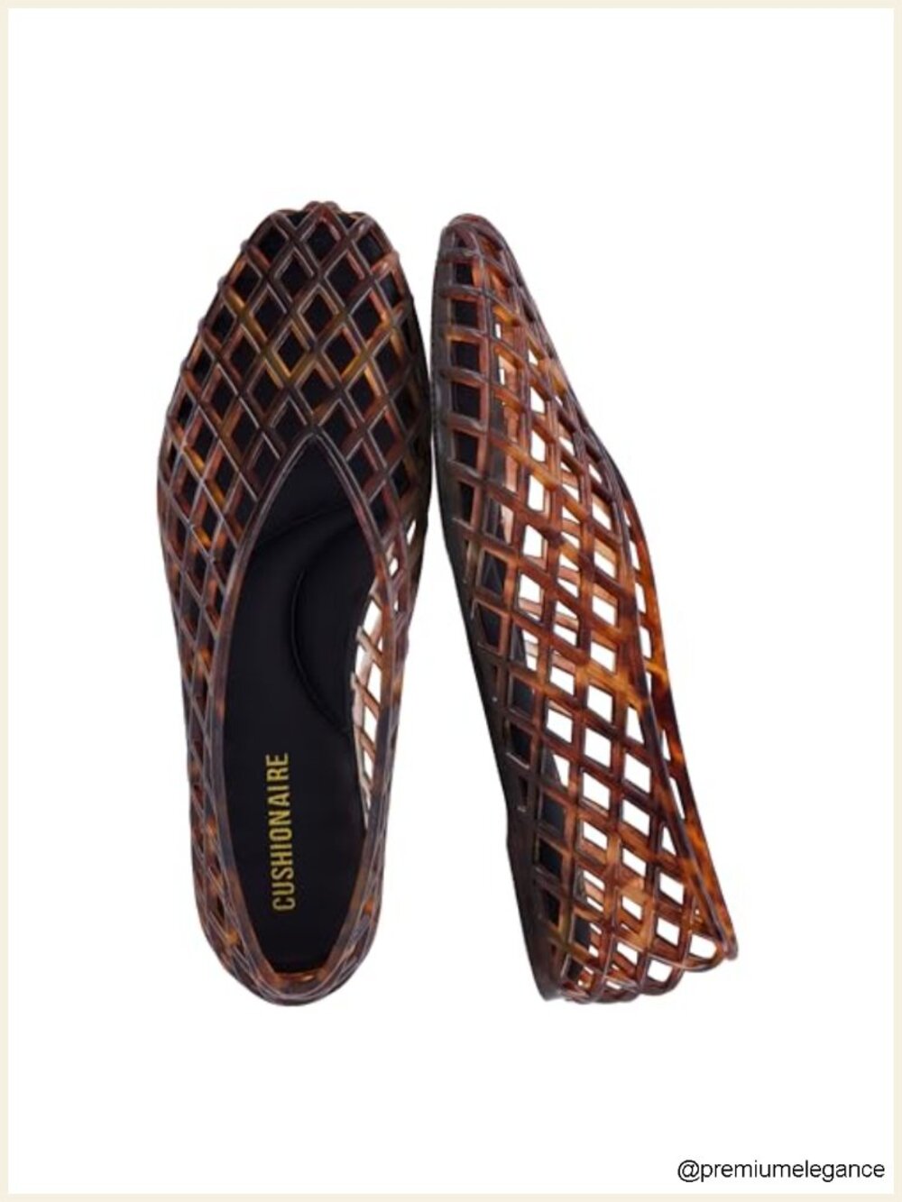 Women's Slip On Jelly Ballet Flats Breathable Travel Beach Shoes PVC